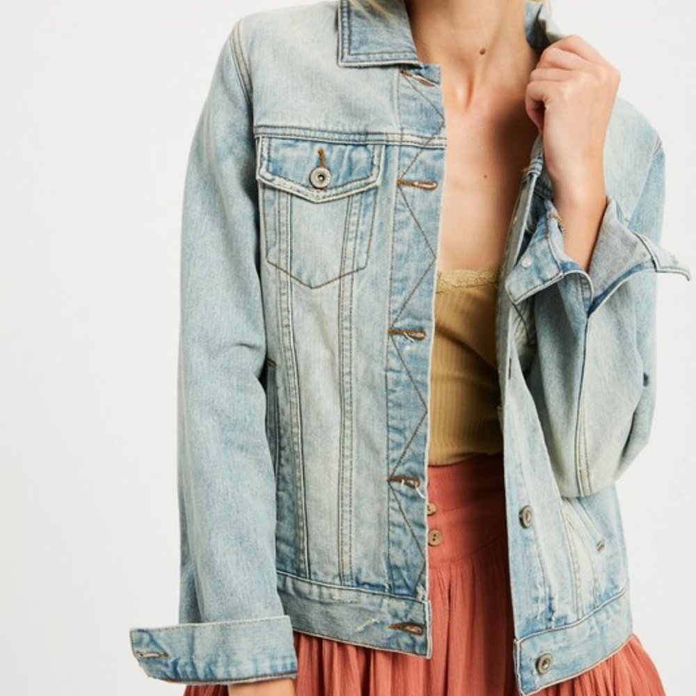 Classic long sleeve Denim Jean jacket